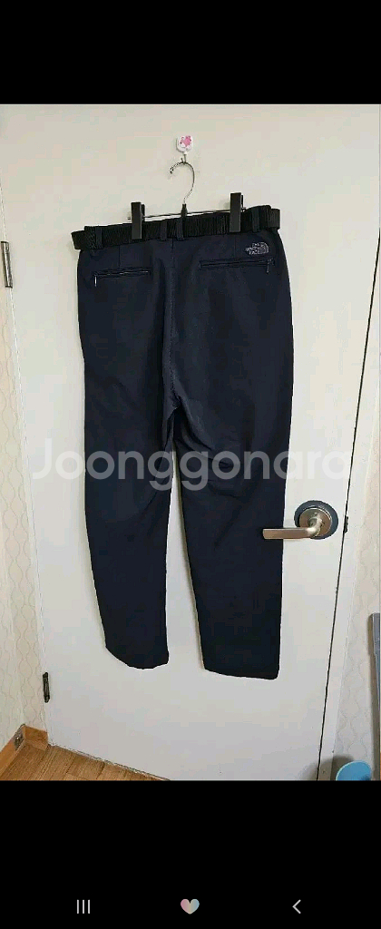 노스페이스 아웃도어 기모 바지--1