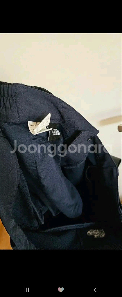 노스페이스 아웃도어 기모 바지--5