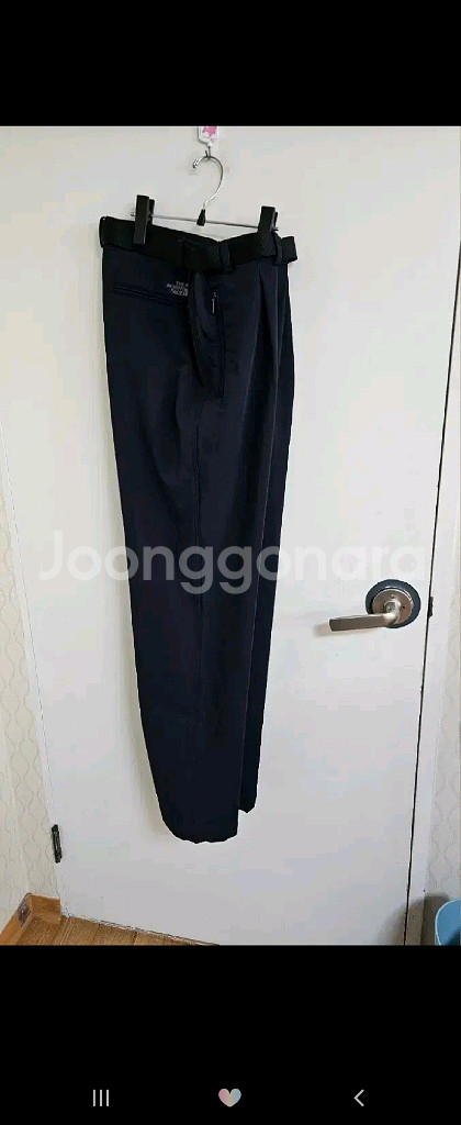 노스페이스 아웃도어 기모 바지--3