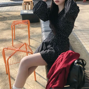 셔링도트 원피스