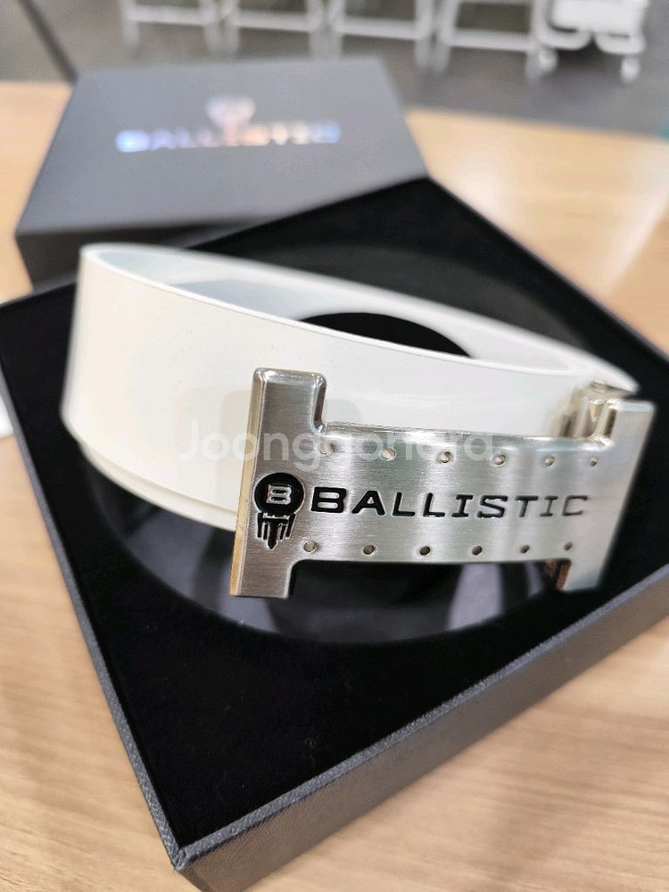 발리스틱 BALLISTIC 골프 벨트 화이트 새상품--0