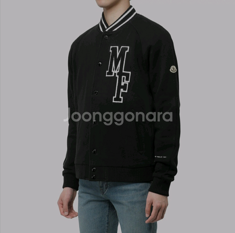 몽클레어x프라그먼트 바시티 가디건 점퍼 XL--9