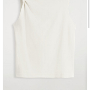 코스 COS 트위스트 디테일 코튼 탑