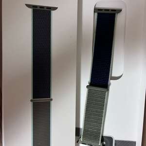 애플워치 스포츠루프 카키 네이비 40mm