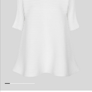 플리츠플리즈 니트 바운스 화이트탑