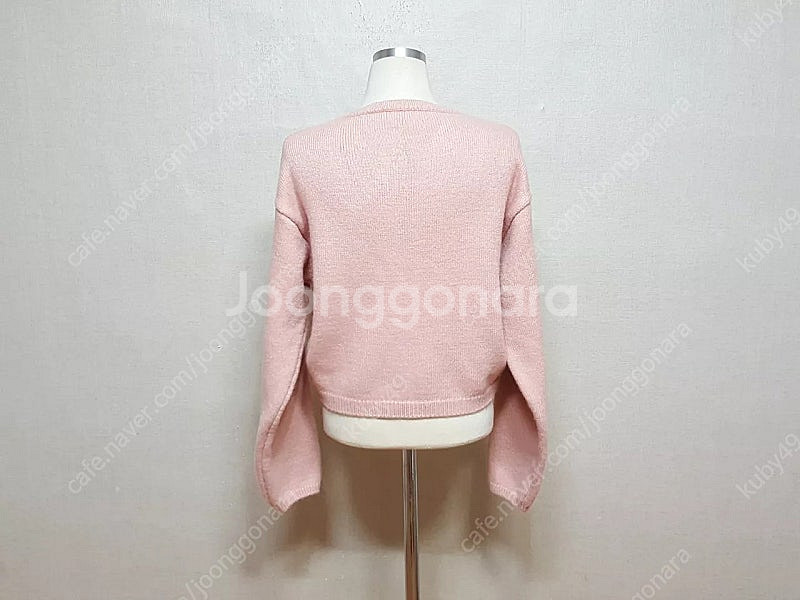 미착용)진주장식 크롭 여성 니트 55-66--7