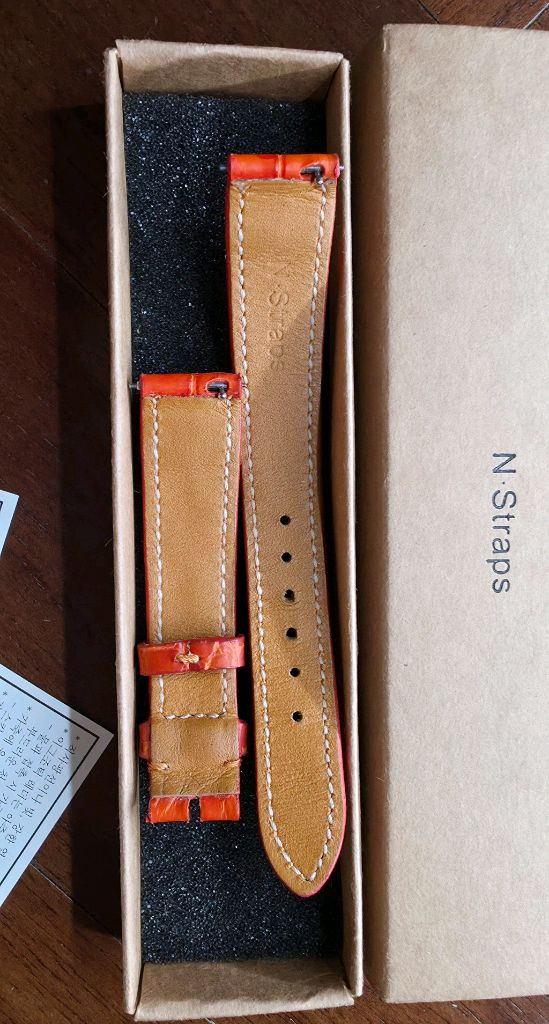 엔스트랩스 에르메스 H아워 스몰 호환 시계줄 악어가죽--7