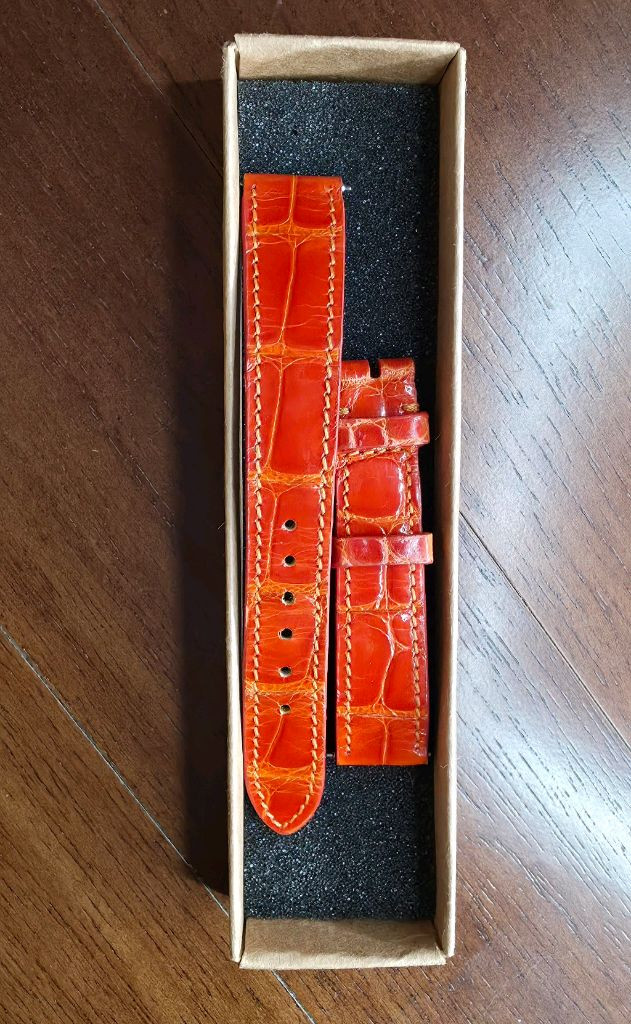 엔스트랩스 에르메스 H아워 스몰 호환 시계줄 악어가죽--6