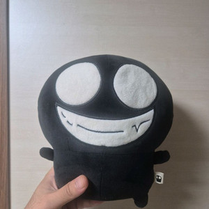 네이버웹툰 검은인간 굿즈 깜짱이 인형