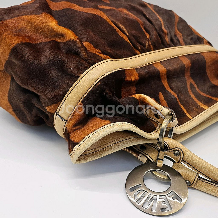 정품 펜디 송치 숄더백--6