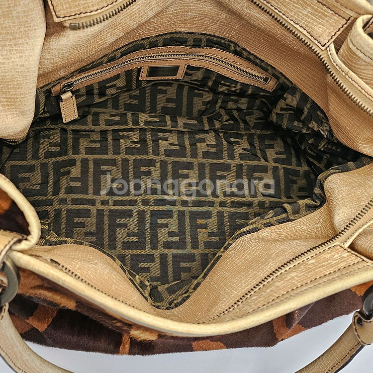 정품 펜디 송치 숄더백--7