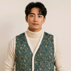 빅사이즈 융털 퍼 베스트 조끼
