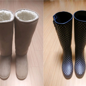 롱 어그부츠&플라잉독 레인장화