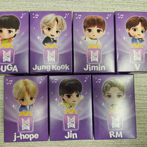 해피밀 BTS 미개봉 새상품 7종 택포3만