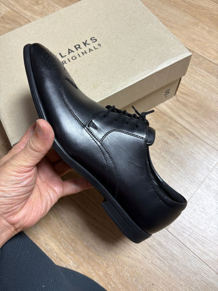 클락스 남성구두 블랙 EU41.5(운동화기준 270)--5