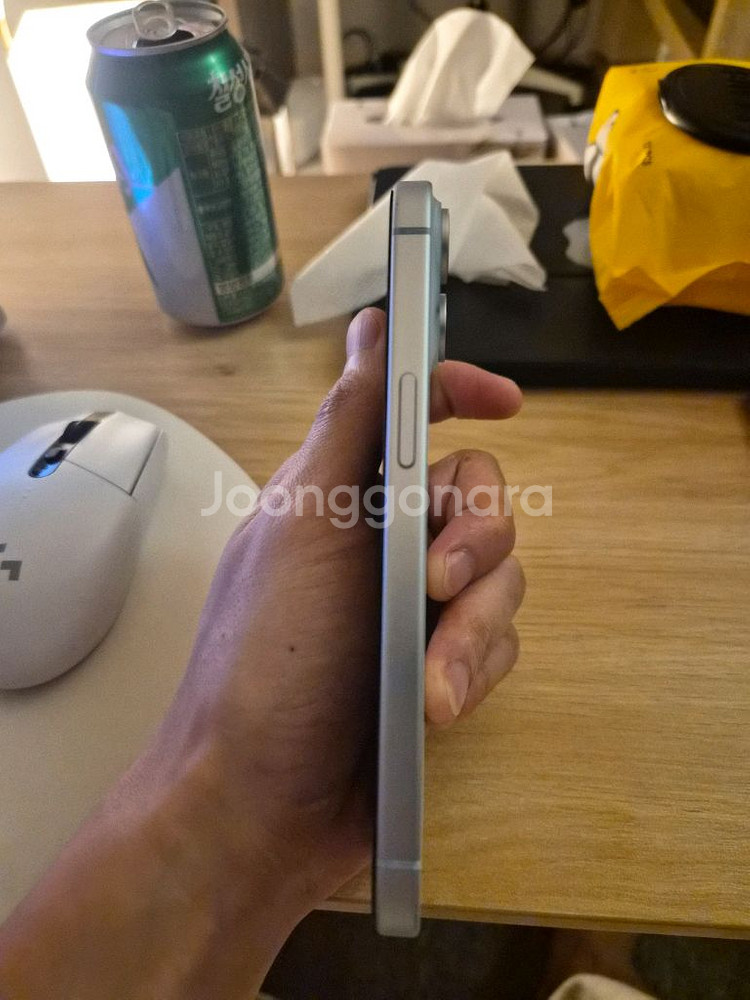 아이폰15 블루 256GB 풀박스 팝니다!--4