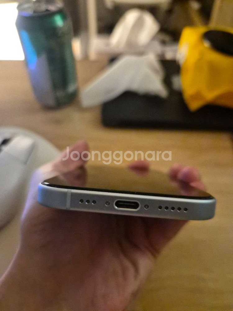 아이폰15 블루 256GB 풀박스 팝니다!--3
