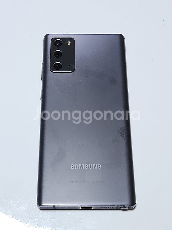 갤럭시노트20 256G 그레이 공기계 12874--1