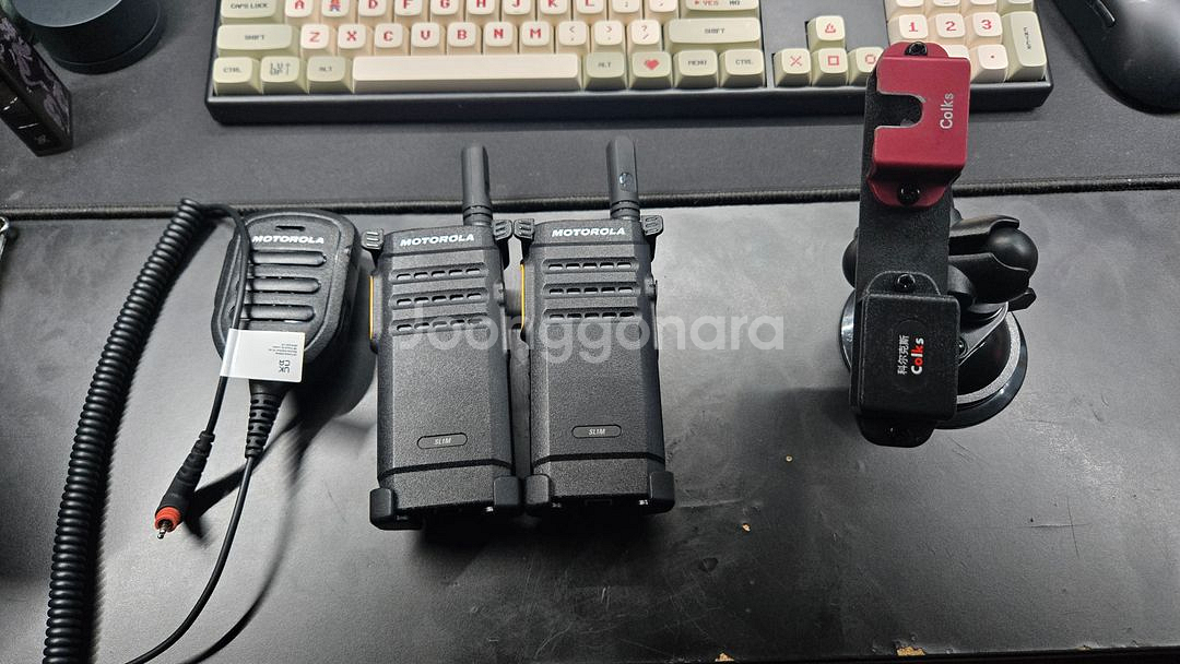 모토로라 SL1M, SL1M 주먹마이크,차량 거치대 등--0