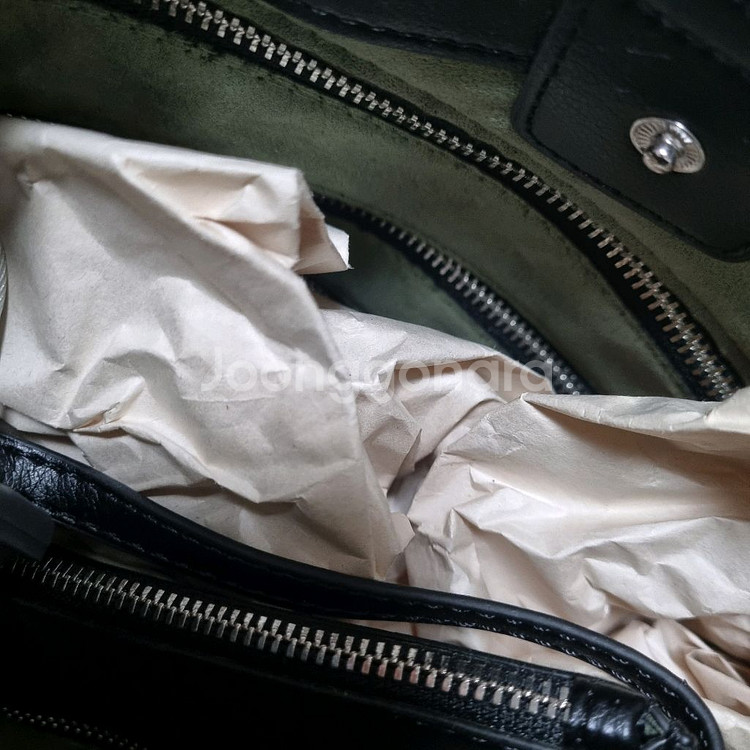 자라 지퍼 가죽 버킷백 숄더백 크로스백--6