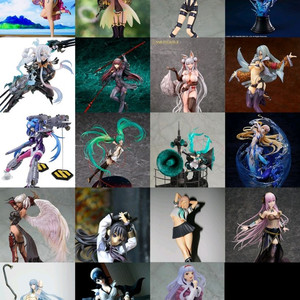 스케일 미소녀 피규어 다량 정리