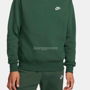 나이키 맨투맨 그린 XXL 새제품