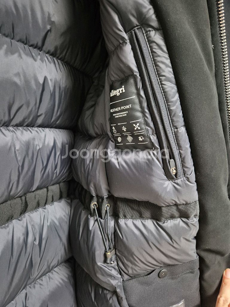 얄레그리 폭스퍼 구스다운 블랙 46--3