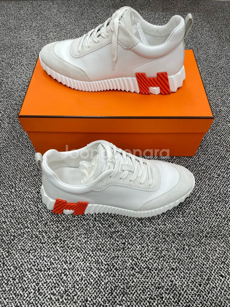 에르메스 바운싱 스니커즈 오렌지 42--0