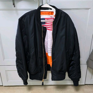 MA-1 레귤러 블러드칫 Black (L size)