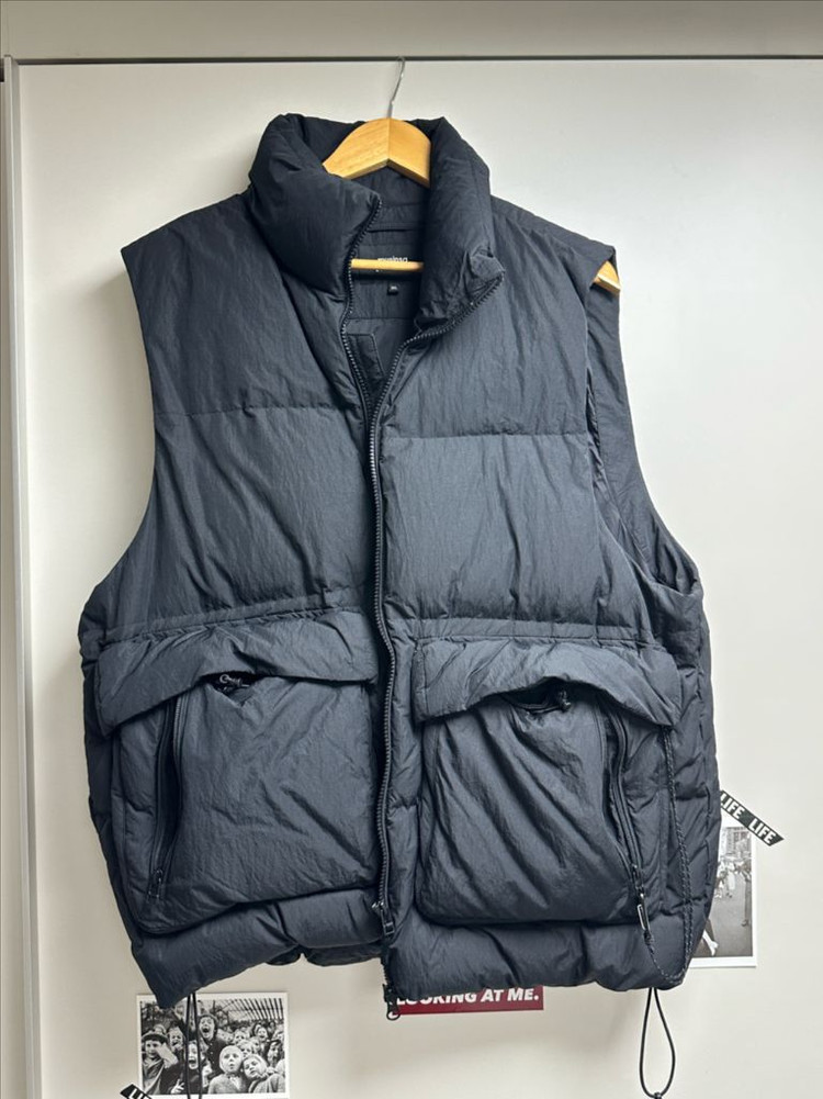 무신사 시티레저 다운패딩 베스트 블랙 Xl 이미지