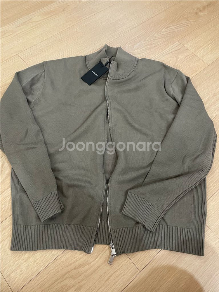 마시모두띠 코튼 지퍼 니트 가디건 XXL--0