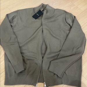 마시모두띠 코튼 지퍼 니트 가디건 XXL