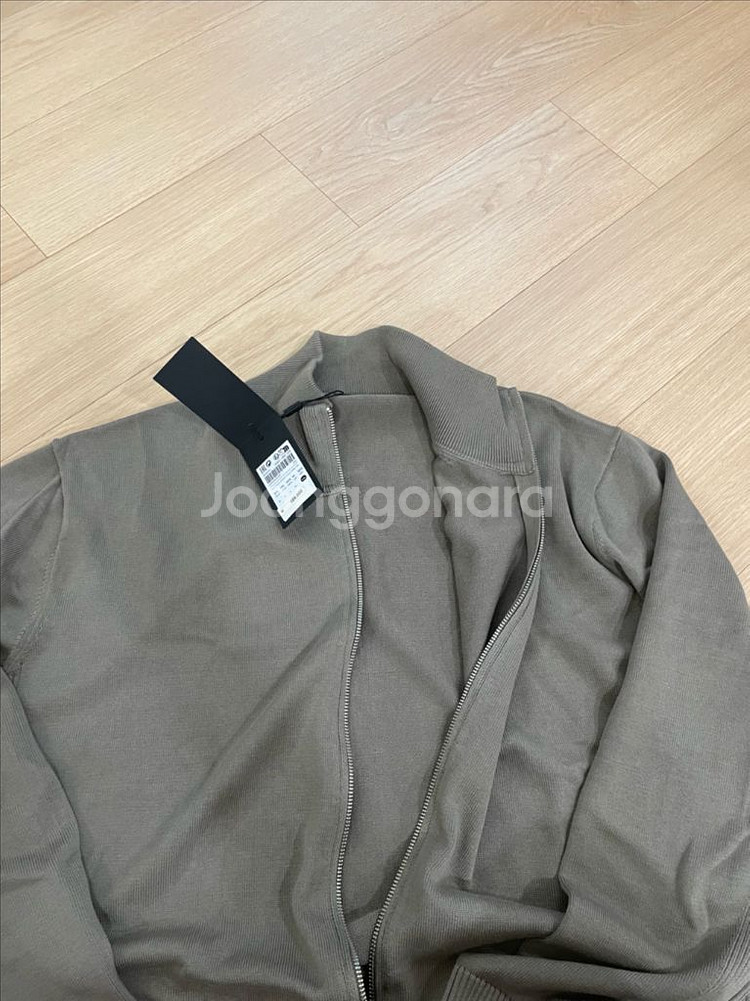 마시모두띠 코튼 지퍼 니트 가디건 XXL--2