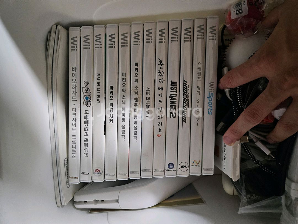 닌텐도 Wii 게임기+게임팩 판매--1