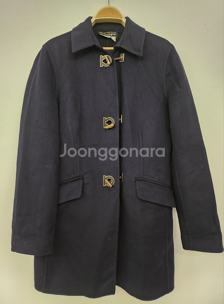 살바토레페레가모 캐시미어 울 혼방 코트--0