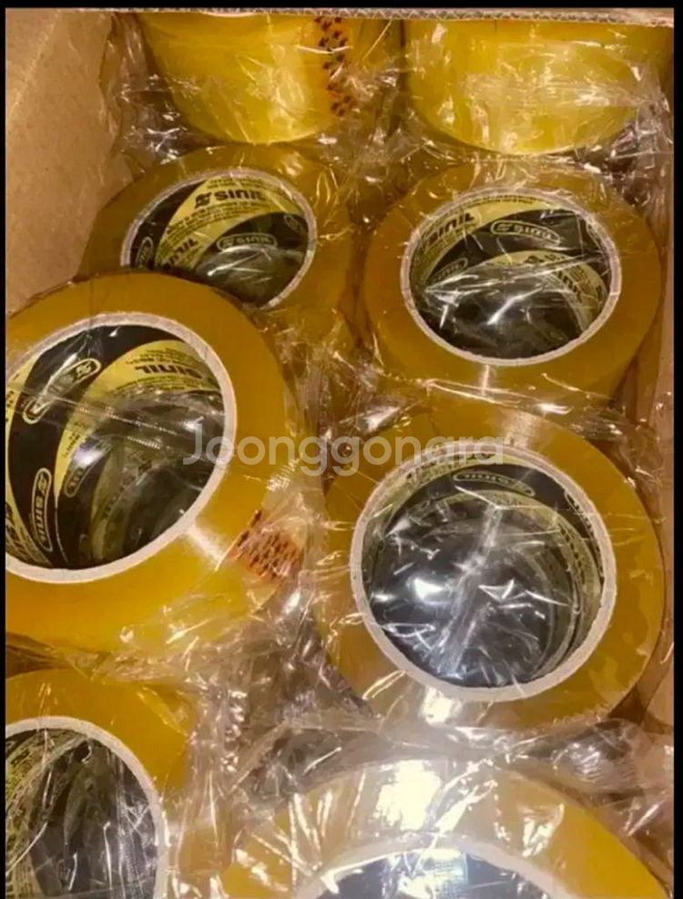 국산 신일 박스 투명테이프 80M 개당 40개 한박스--0