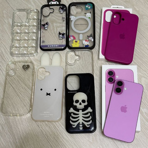 아이폰16 핑크 256 + 정품케이스