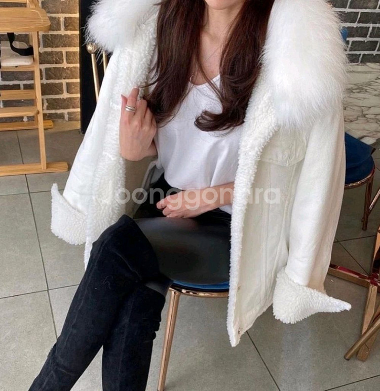 디투 리얼폭스퍼 양털자켓 벨201 제이핏 엔티크제이--1