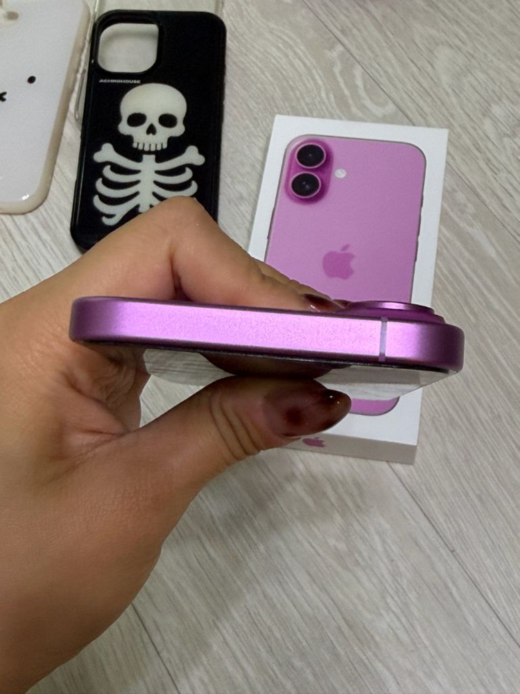 아이폰16 핑크 256 + 정품케이스--12