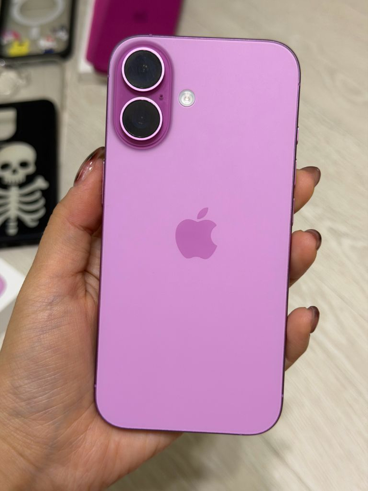 아이폰16 핑크 256 + 정품케이스--15