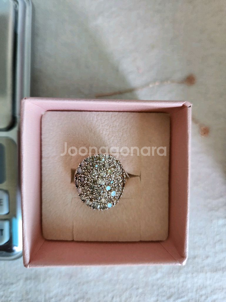 14k꼬냑다이아반지--2