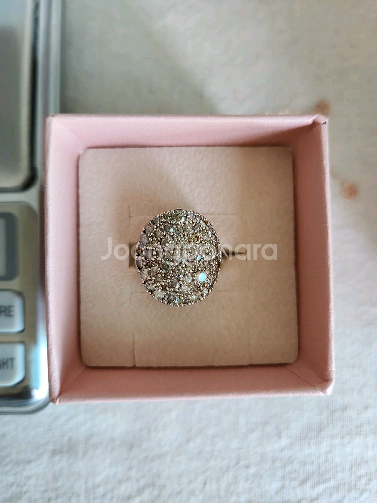 14k꼬냑다이아반지--1