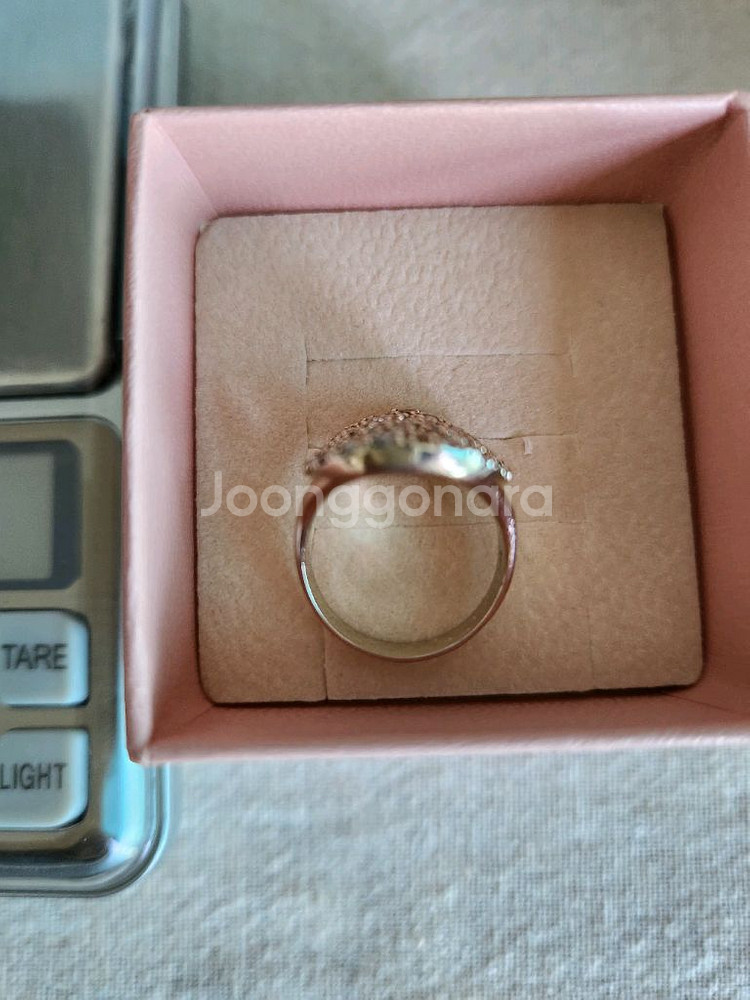 14k꼬냑다이아반지--4