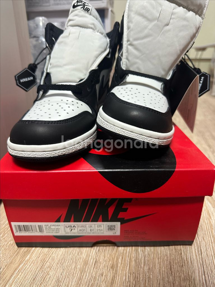 [255] 조던 1하이 85 블랙 화이트--0