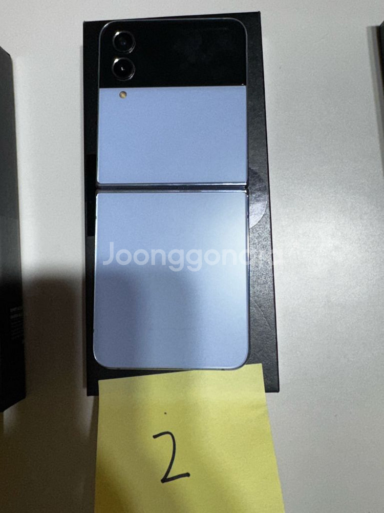 갤럭시 z플립4 256기가,풀박스,핑크골드,블루,상태극--3