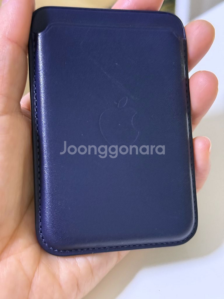 애플 맥세이프형 아이폰 가죽 카드 지갑 잉크--1
