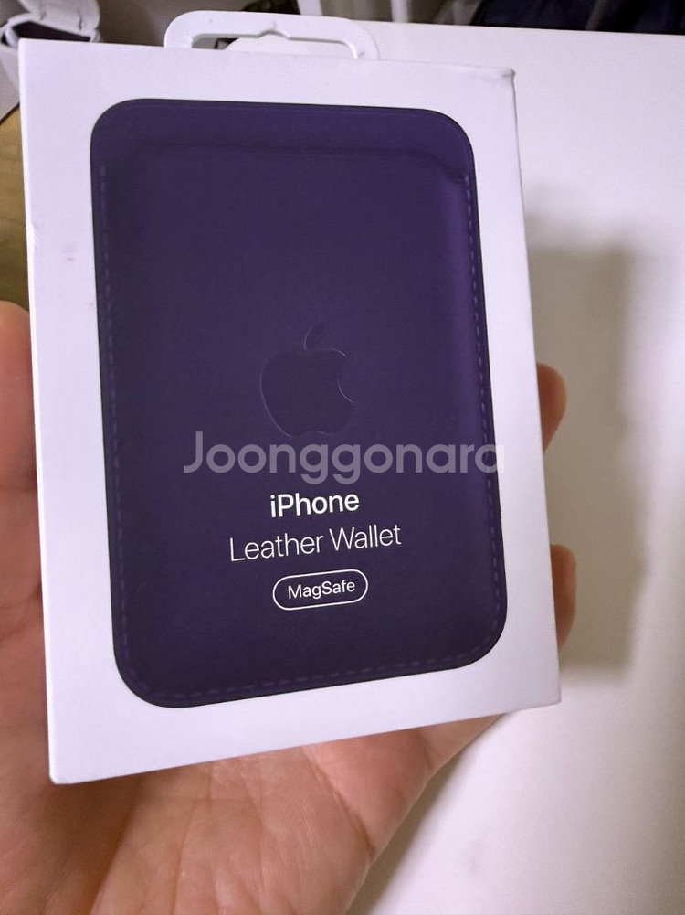 애플 맥세이프형 아이폰 가죽 카드 지갑 잉크--3