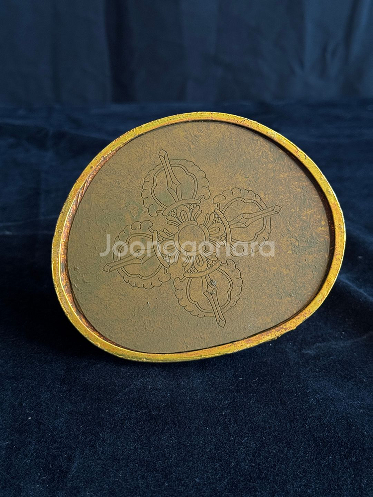 [골동품] 대명영락년제 금동 호법신상 불상--7