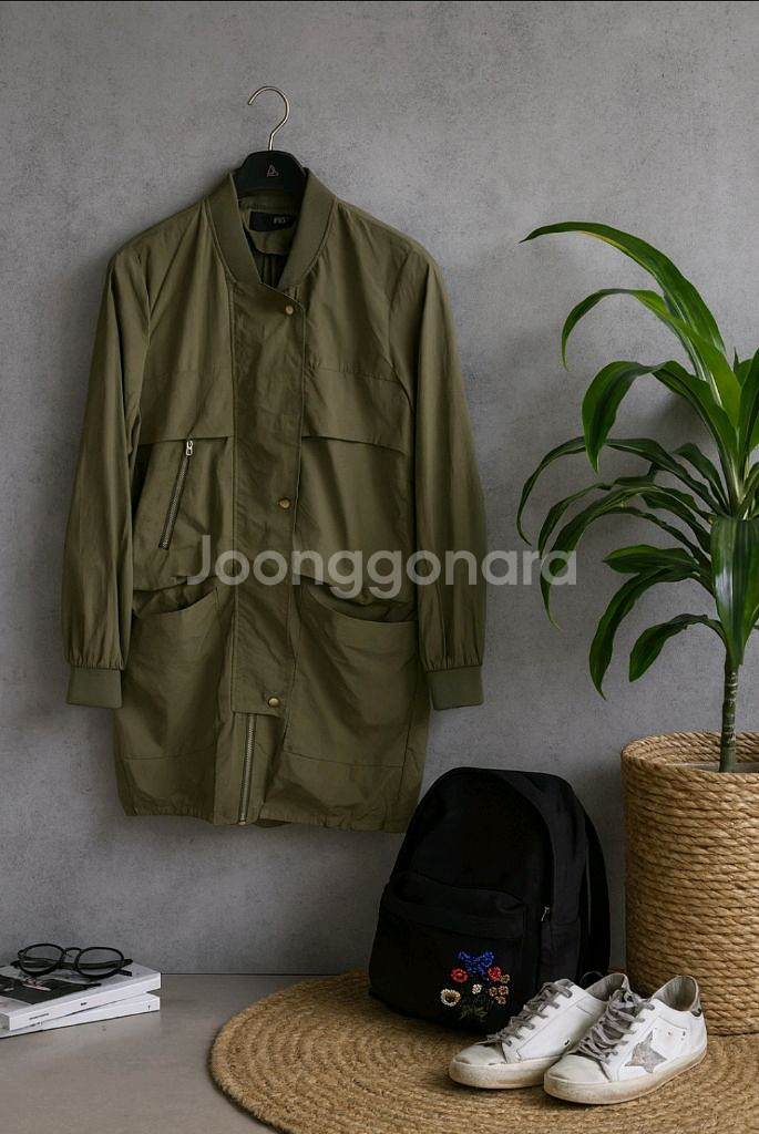 ab.f.z 롱 셔링 블루종--0