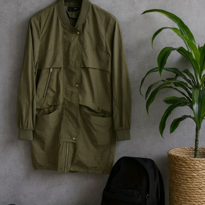 ab.f.z 롱 셔링 블루종